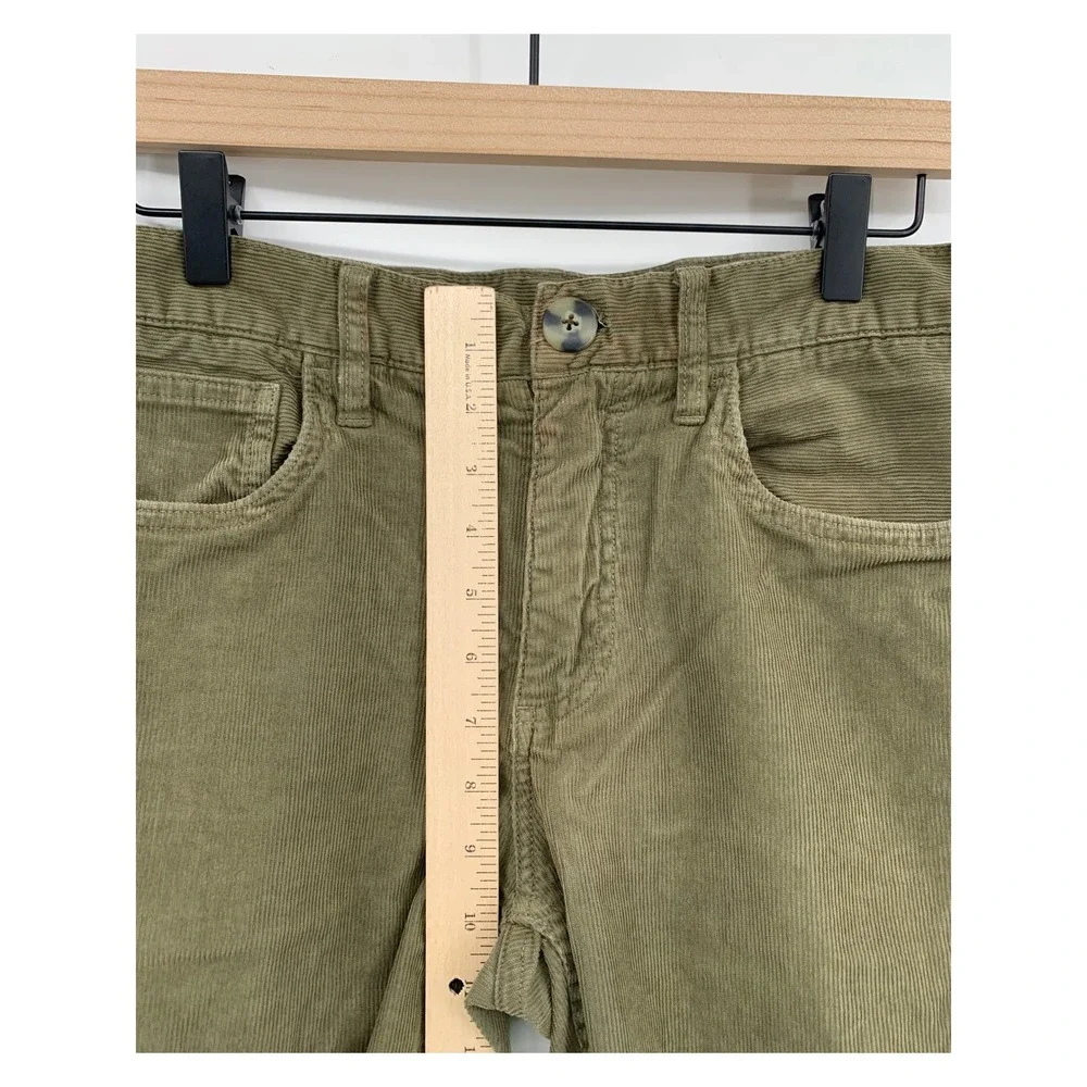 Brooks Brothers Corduroy Pants Mens 32x32 Green Slim Straight Preppy Fall
